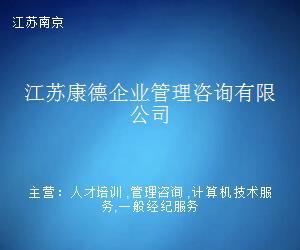 江蘇康德企業(yè)管理咨詢 專業(yè)驅(qū)動，賦能江蘇信息技術(shù)咨詢服務(wù)升級
